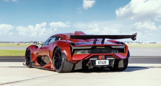 BT62R hypercar rear