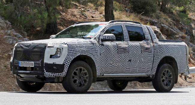 ford ranger spy shots