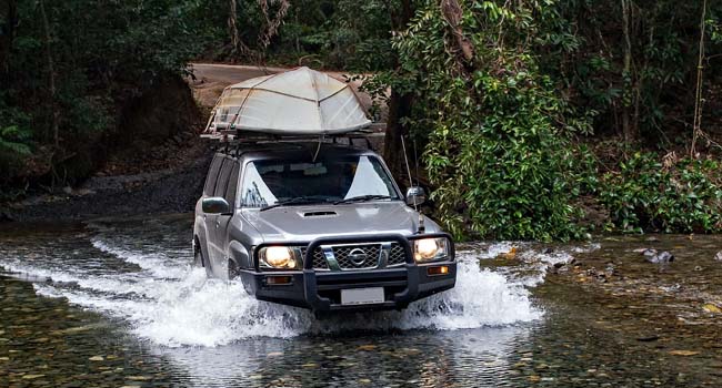 best off-road in water