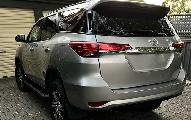 Wills Toyota Fortuner rear